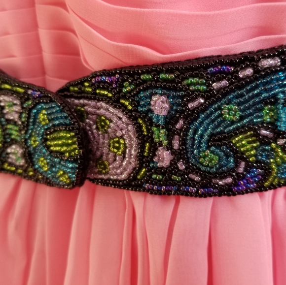 Vintage Hand Beaded Adjustable Belt - Picture 15 of 17